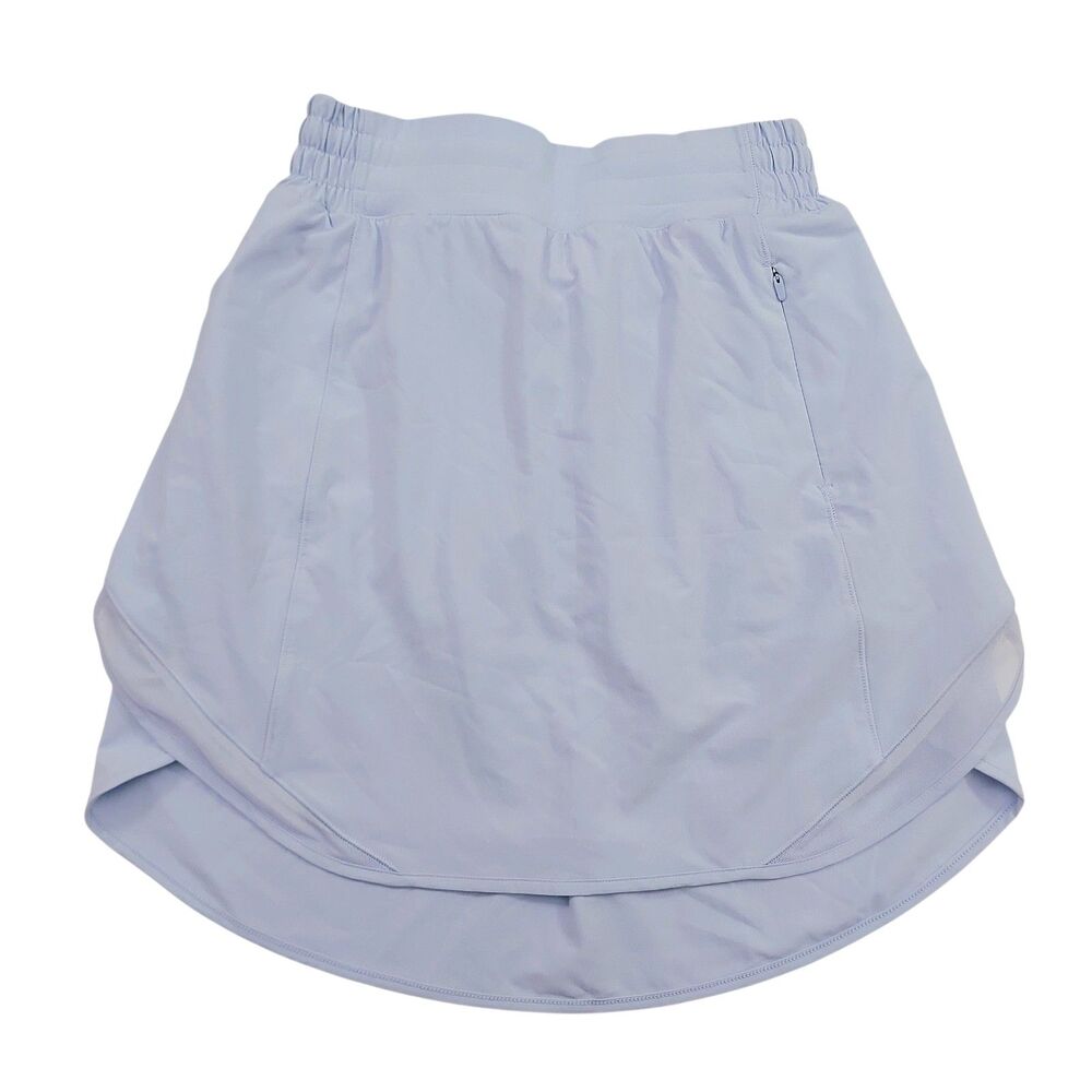 Lululemon Hotty Hot Skort Womens 2 Pastel Blue High Rise Athletic Tennis Golf